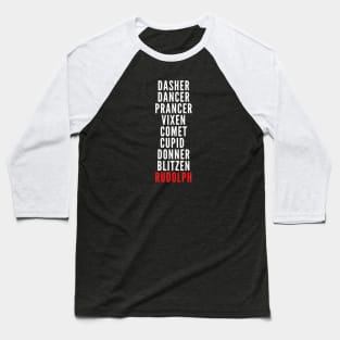 Reindeer Games Baseball T-Shirt